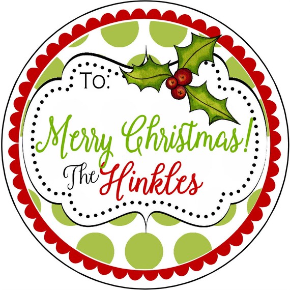Christmas Gift Labels- Christmas Stickers,Christmas To and From Baking Labels, Baking Stickers