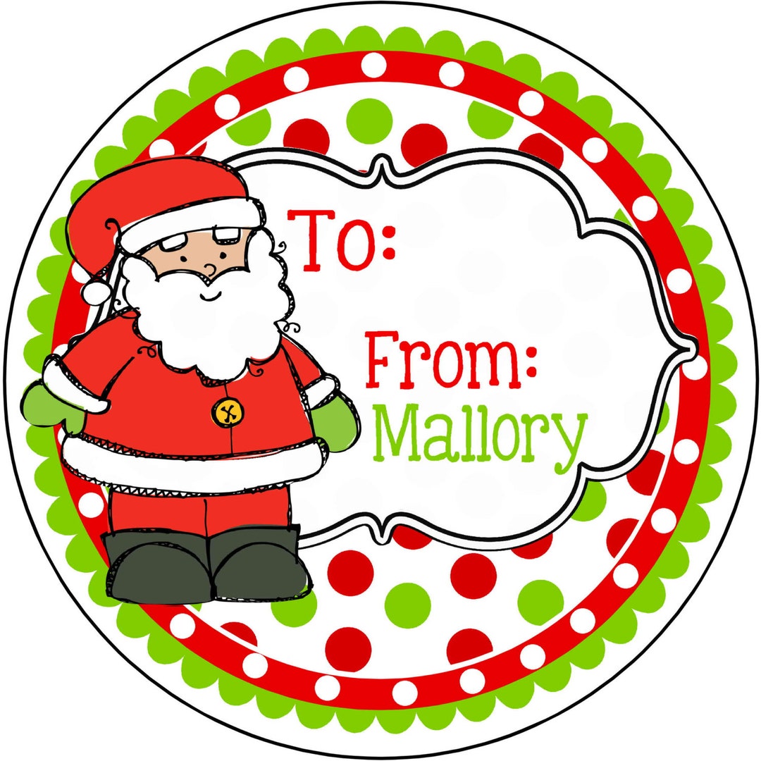 Christmas Gift Labels Christmas Gift Stickers, Christmas Stickers