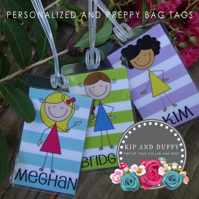 Childrens Bag Tags Backpack Tags Lunchbox Tags Diaper Bag Etsy