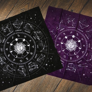 Altar Cloth - Velvet Astrology