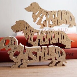 Dachshund, Wiener, Sausage Dog Jigsaw Ornament Perfect Christmas Gift  for Special Mother