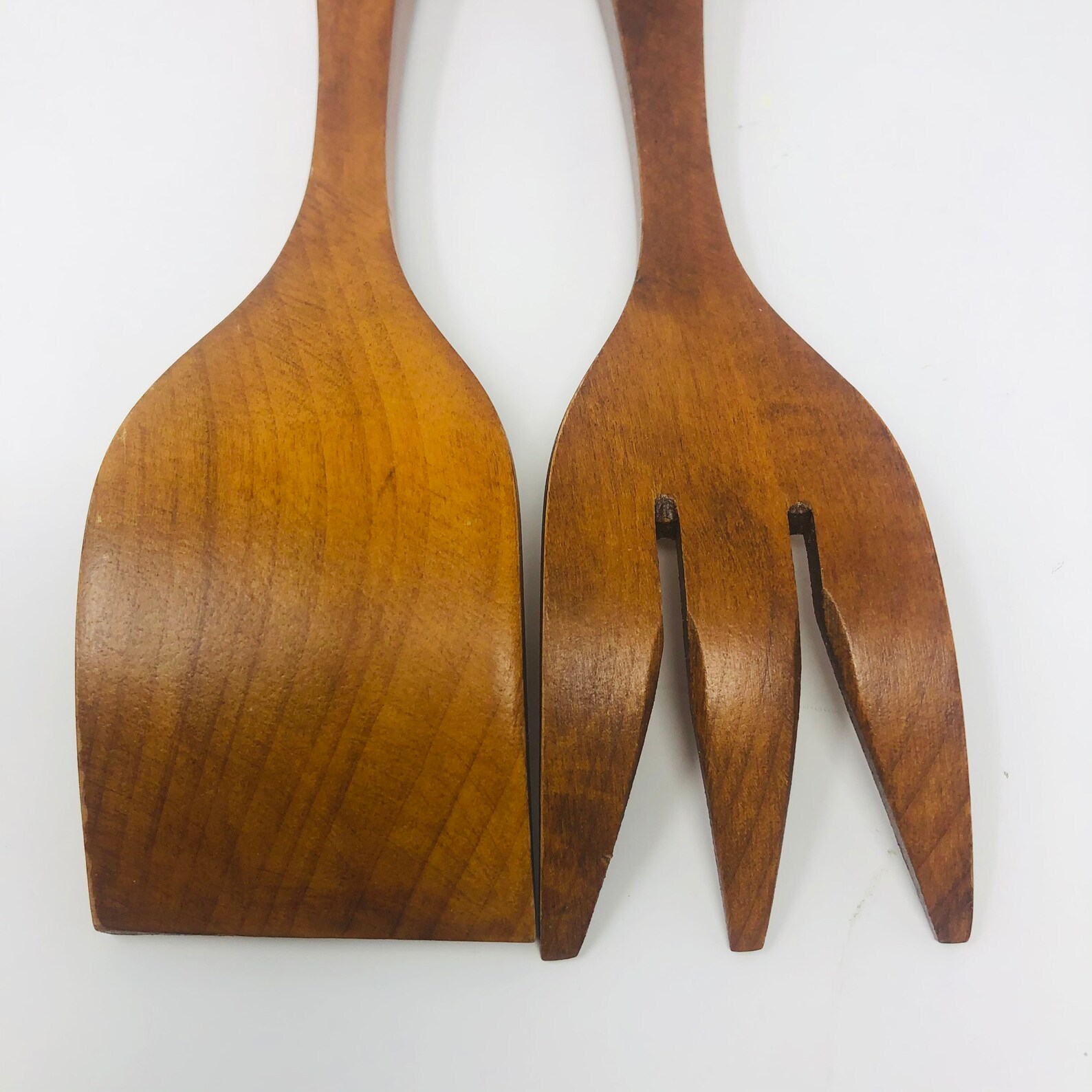 Vintage Salad Set Fork and Spoon Woodcroftery France Etsy UK