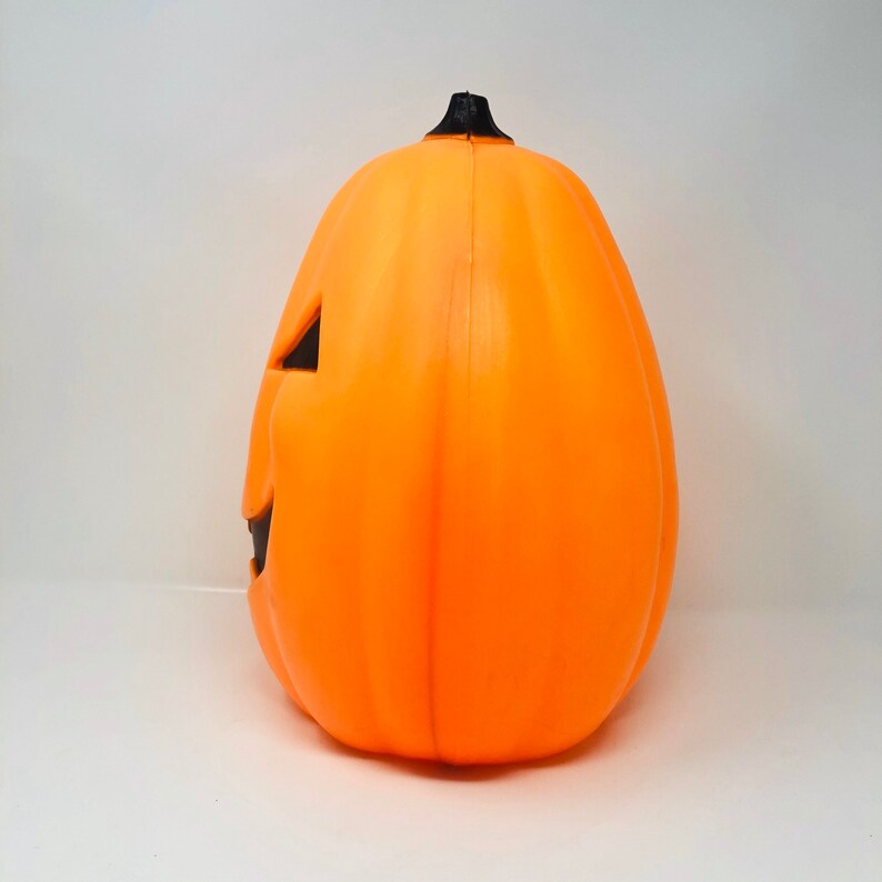 Vintage Pumpkin Jack O Latern Blowmold Lighted Halloween Blow Mold