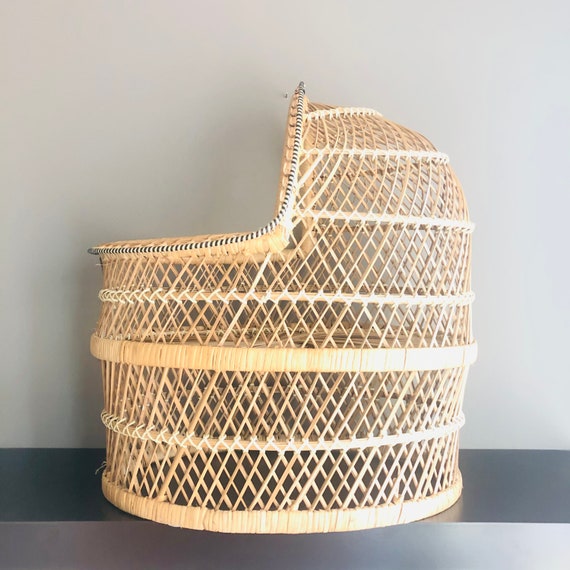 cane doll bassinet