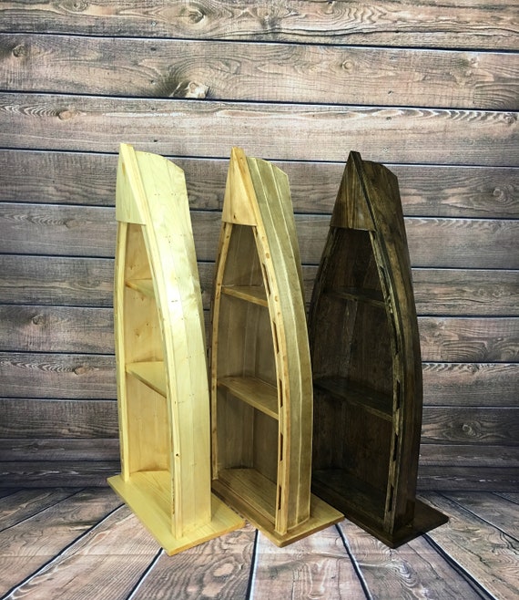 Wooden on sale canoe shelf