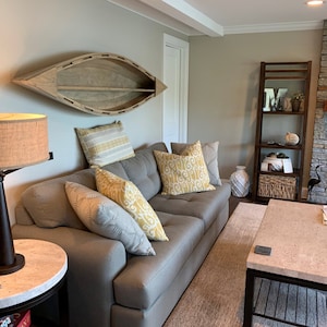 Horizontal canoe shelf