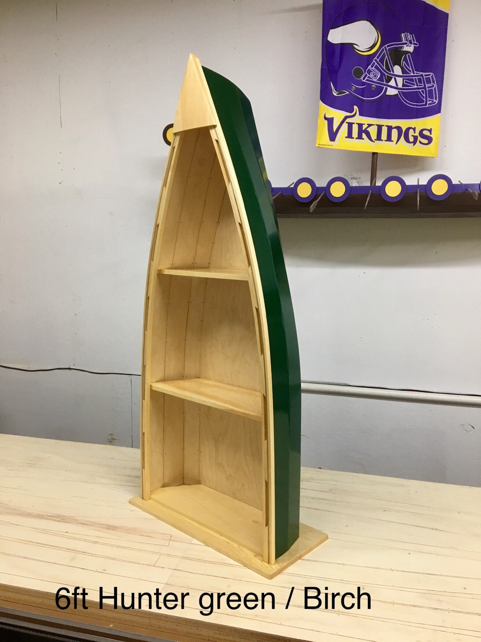 Canoe Book Shelf 6ft Etsy
