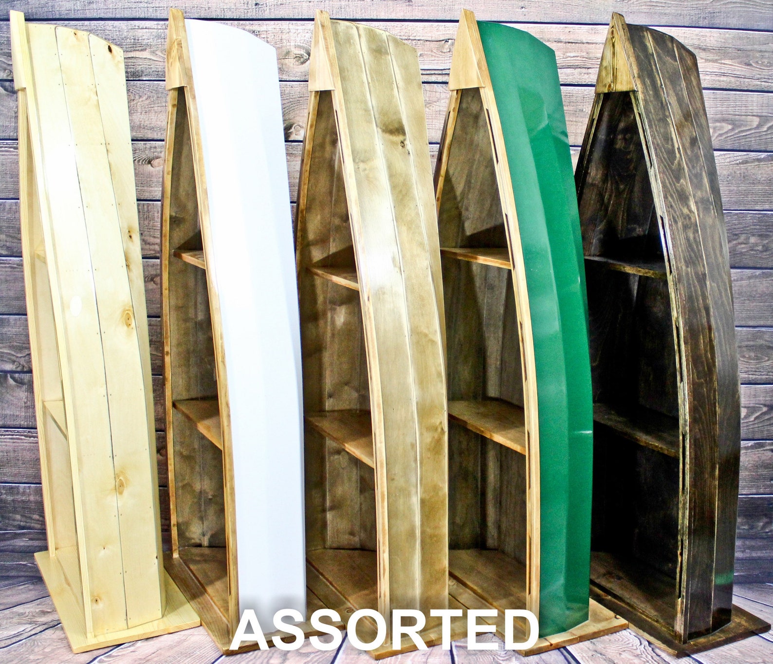 Canoe Book Shelf 6ft Etsy