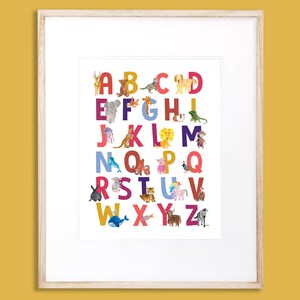 A, B, C's - 11x14 Colorful Art Print