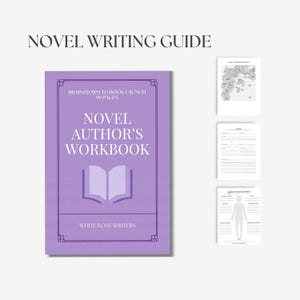 Romanplanerare: Handlingsbeskrivning, karaktärsutveckling, världsbyggande, berättelsebåge, utskrivbar PDF