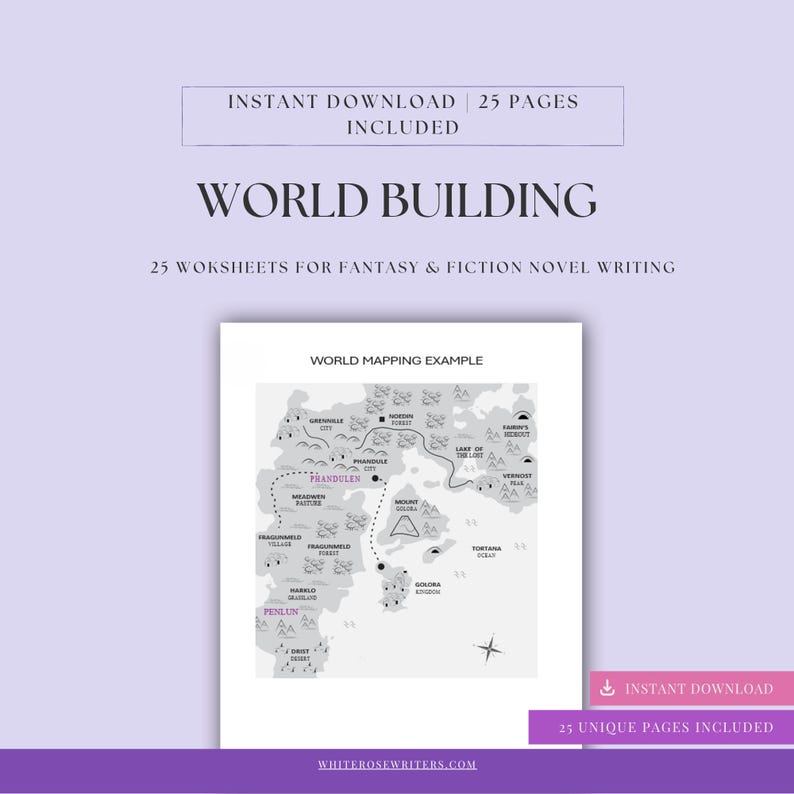 World Building Document Realism Map.pdf Worldbuilding Worksheets: Maps, History, Society - Printable PDF Guide ...