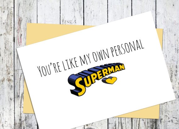 printable superman card i love you men s valentine etsy
