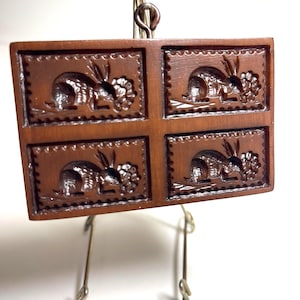 Bunny Patch Springerle Cookie Mold – German Anise Cookie Baking