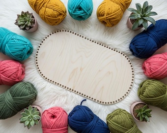 Yarnth3ory Compatible Wooden Moses Basket Base: Crochet DIY Baby Bassinet