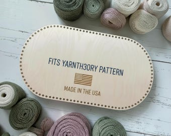 Yarnth3ory Compatible Wooden Moses Basket Base: Crochet DIY Baby Bassinet