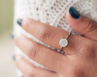 Adjustable rings Druzy rings gifts jewelry women gifts bohemian rings brass rings statement jewelry,Free Shipping gifts for her