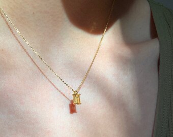 Citrine Necklace - Etsy