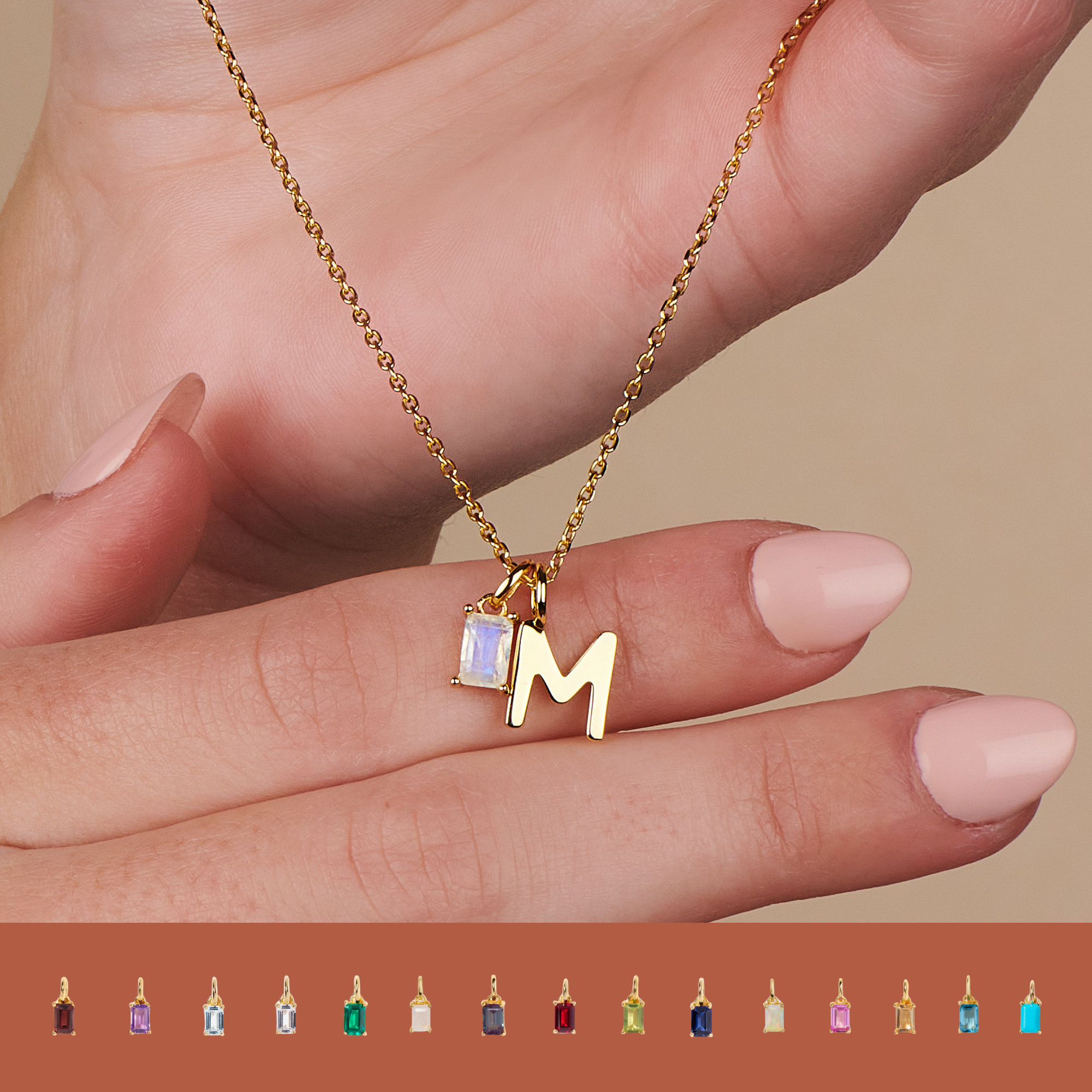 ★ROSEMONT★ 14K necklace (June birthstone) RS1311 June Birthstone Necklace – La Côte Club