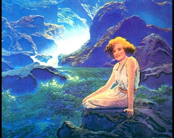 Maxfield Parrish, Maxfield Parish Art, Art Nouveau, Print