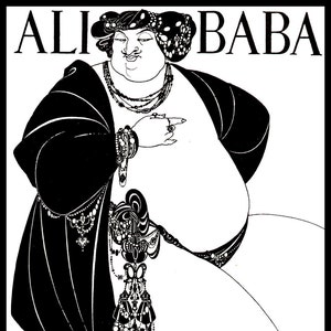 Art Nouveau, Aubrey Beardsley, Art Nouveau Print, Black and White, Art Illustration, Fine Art Print, Book Art Print, Fantasy, Goth, Vintage