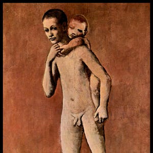 Picasso, Picasso Print, Pablo Picasso, Picasso Poster, Modern Minimalist, Minimalist Wall Art, Picasso Wall Art, &quot;The Two Brothers&quot;, 1906