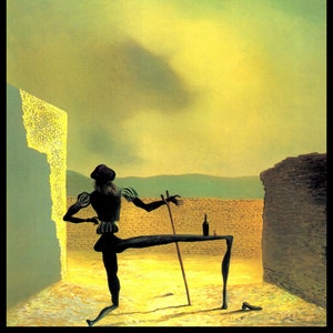 Salvador Dali, Salvador Dali Print, Salvador Dali Art, Dali Poster, Surrealist, Weird, Strange, Dali, Altered Art, &quot;The Ghost Of Vermeer...&quot;