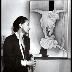 Georgia O'Keeffe, zuidwestelijke kunst, Georgia O'Keefe, O'Keefe print, Georgia Okeefe, New Mexico, vintage, kunst aan de muur