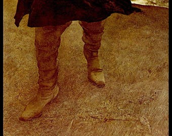 Andrew Wyeth, Andrew Wyeth Print, American Art, American Artist, Americana, Wyeth Print, Wyeth Art, Pennsylvania Artist, "The Trodden Weed"