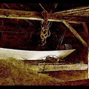 Andrew Wyeth, Andrew Wyeth Print, American Art, American Artist, Americana, Wyeth Print, Wyeth Art, Pennsylvania Artist, &quot;Hay Ledge&quot;