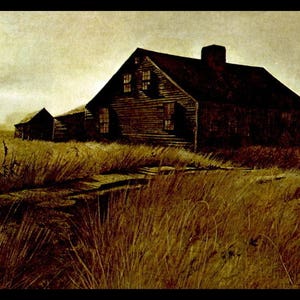 Andrew Wyeth, Andrew Wyeth Print, American Art, American Artist, Americana, Wyeth Print, Wyeth Art, Pennsylvania Artist, &quot;East Waldoboro&quot;