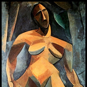 Picasso, Pablo Picasso Print, Picasso Art Print, Picasso Paintings,&quot;Dryade&quot;, Circa 1908, Vintage Book Page Print