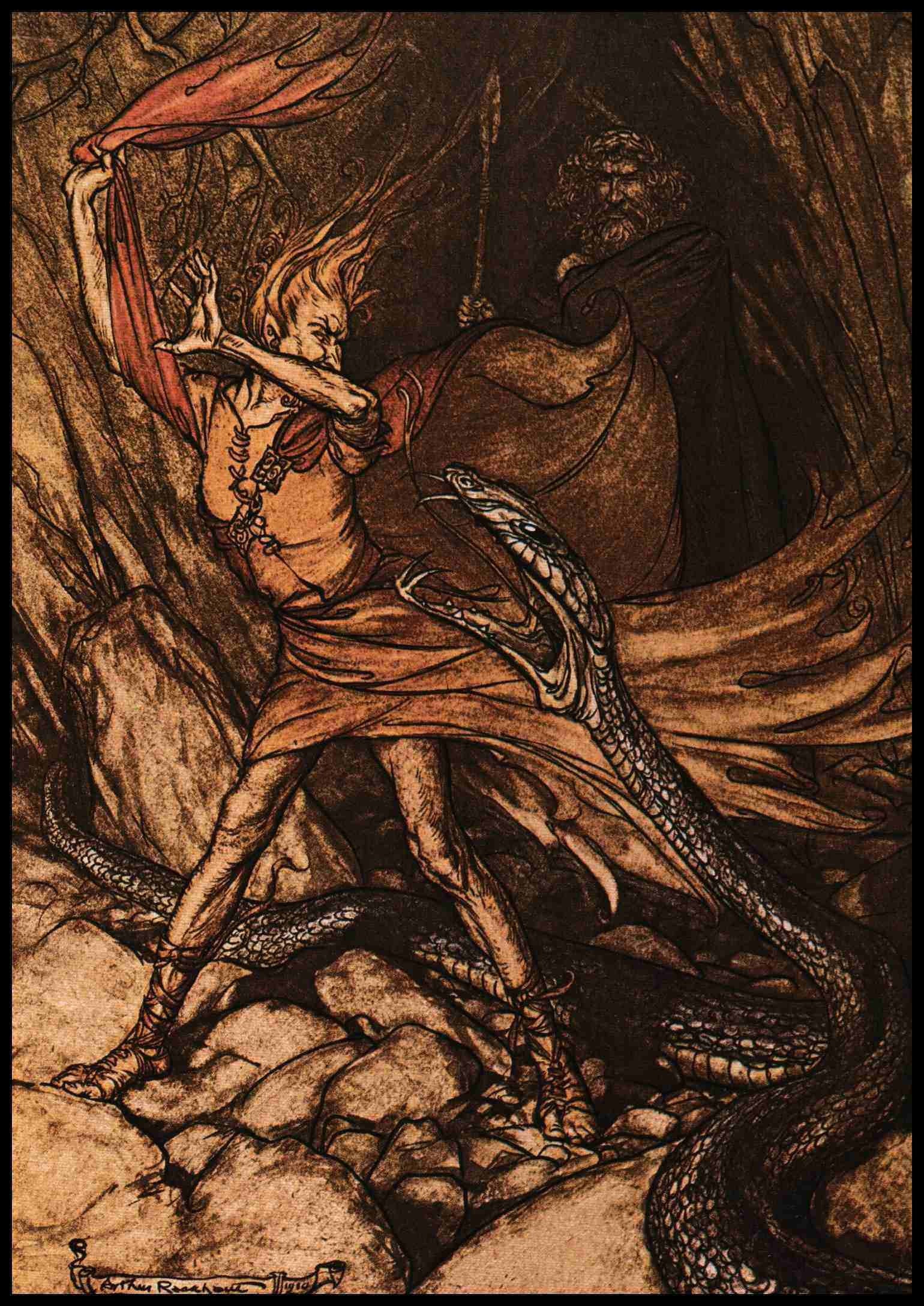 Arthur Rackham Print, Fairy Tale Print, Folklore, Fantasy Wall Art ...