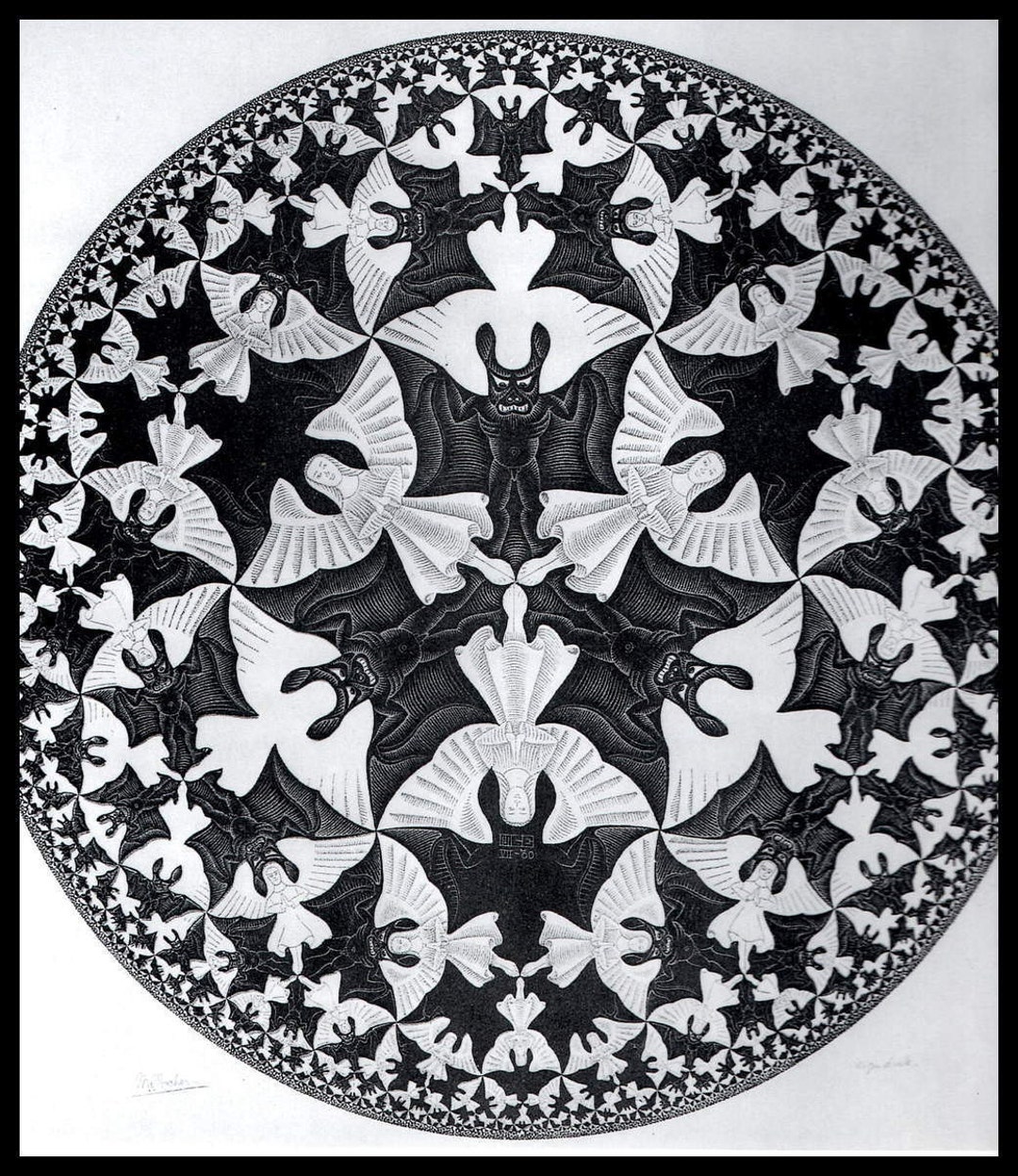MC Escher Print, Escher Art, 
