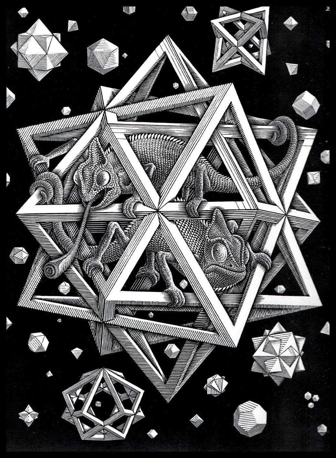 MC Escher Print Escher Art Stars Circa 1948 Etsy Canada mc-escher-print-escher-art-stars-circa-1948-etsy-canada