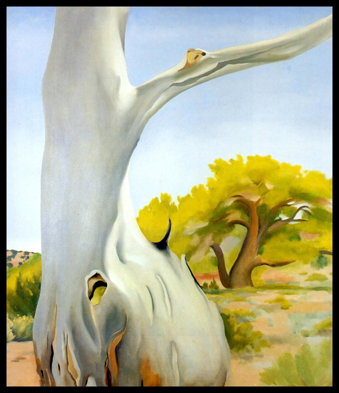 1943 Georgia O'keeffe Print, Dead Cottonwood Tree, Oil on Canvas ...