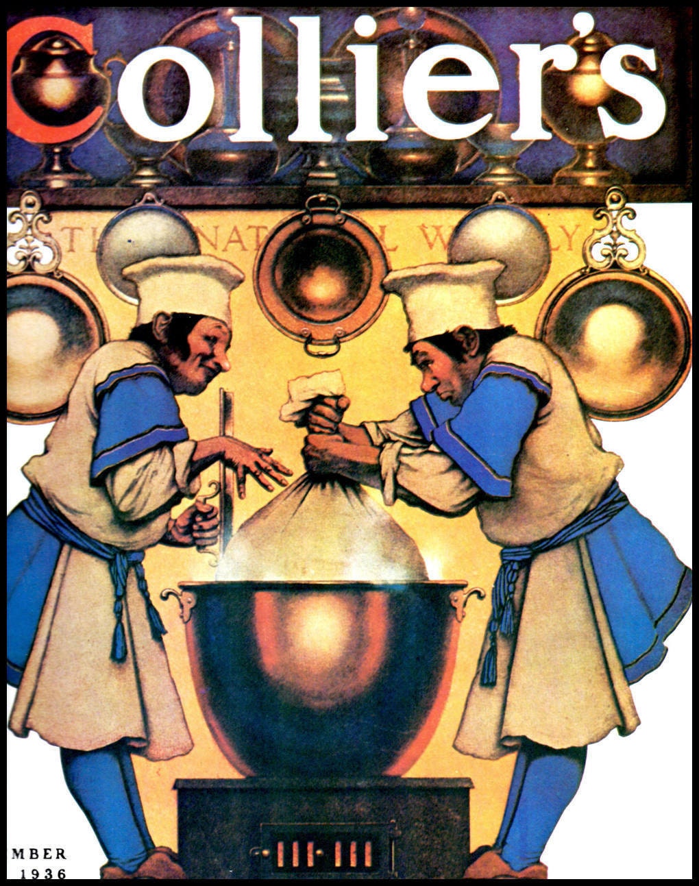 Maxfield Parrish Print, Collier's Magazine Cover - December 1936