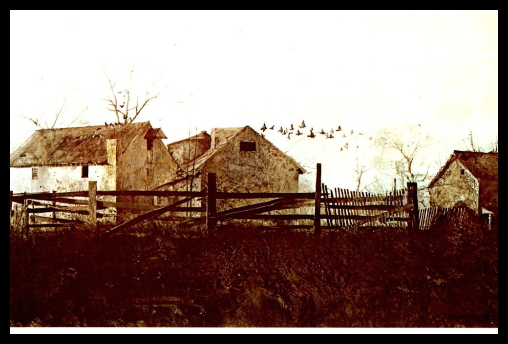 Andrew Wyeth Pennsylvania Landscape - Etsy