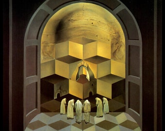 Salvador Dali, Salvador Dali Print, Salvador Dali Art, Dali Poster, Surrealist, Weird, Strange, Dali, Altered Art, "The Skull Of Zurbaran"