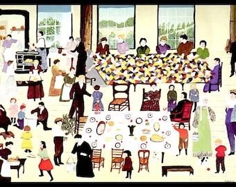 Grandma Moses, Grandma Moses Print, Country Decor, Primitive, Folk Art, Americana, Circa 1950, Vintage Book Page Print