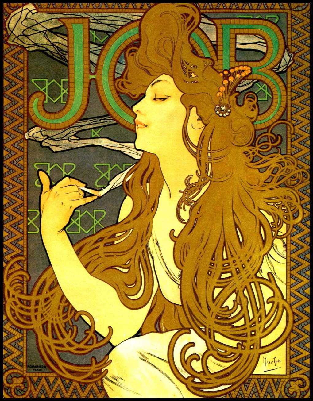 job cigarette poster Job Cigarette Paper