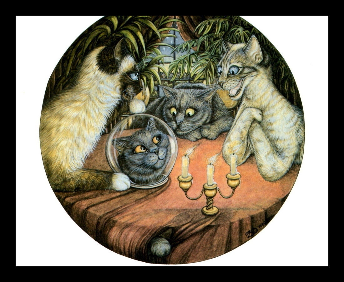 49 Louis Wain Cat Art Prints Volume 2: Professionally Edited Cat Artwork  See more