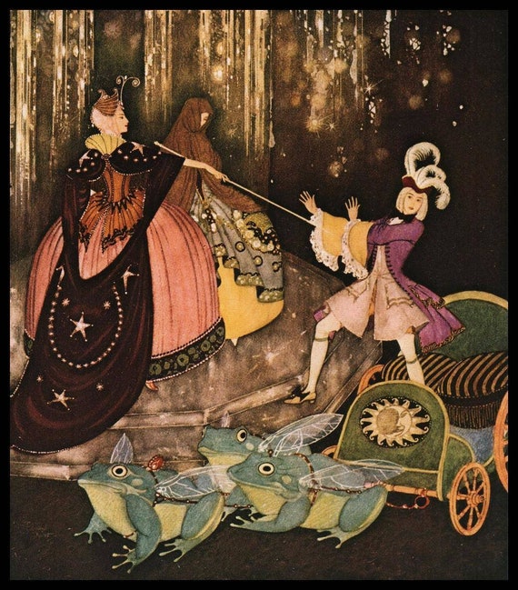 Edmund Dulac Print Fairy Tale Print Folklore Fantasy Wall Etsy