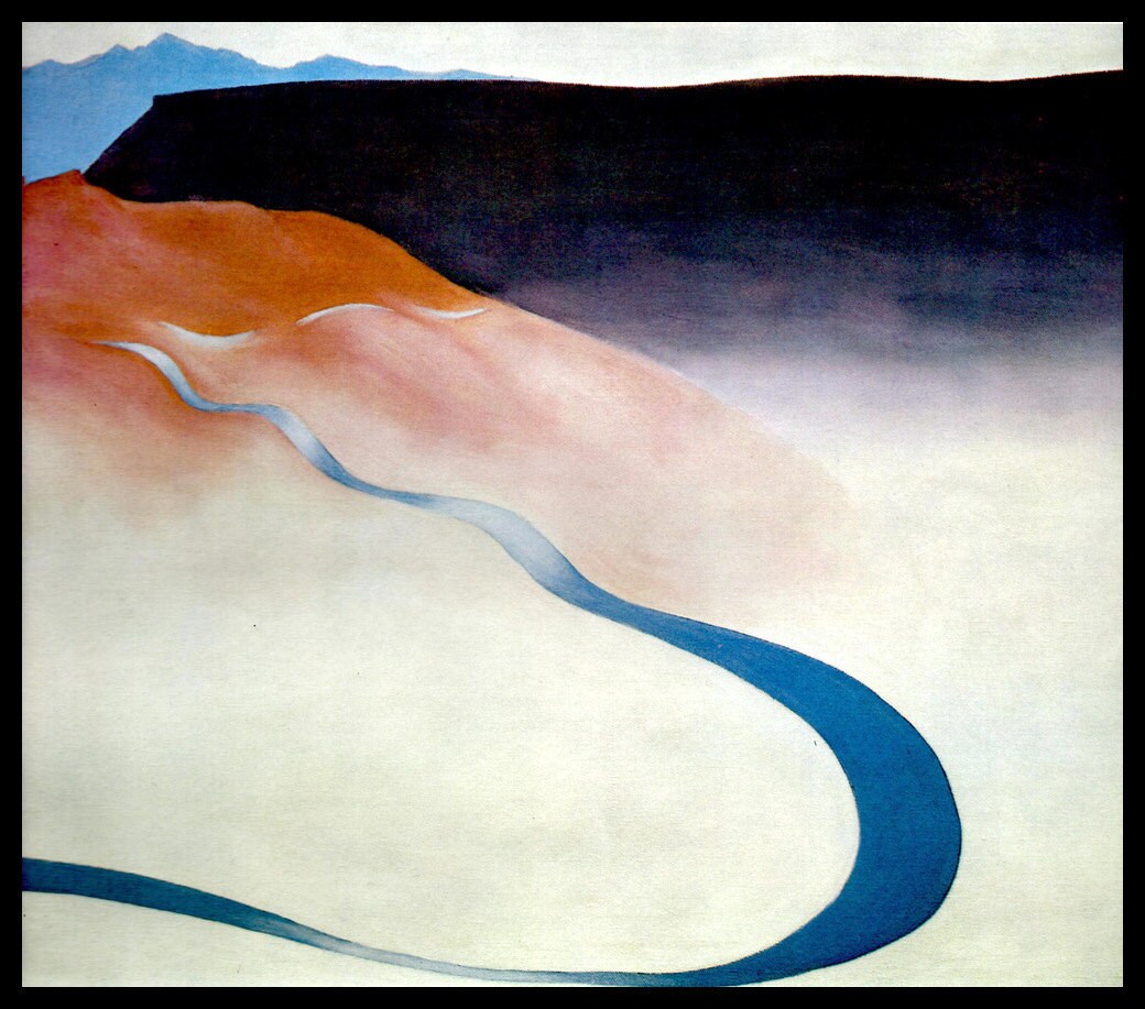 1964 O'Keeffe Print Road Past The View Original Etsy