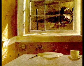 Andrew Wyeth, Andrew Wyeth Print, Fine Art Print, Vintage Wyeth Print, American Artist, Wyeth Painting, Americana,"Ground Hog Day"