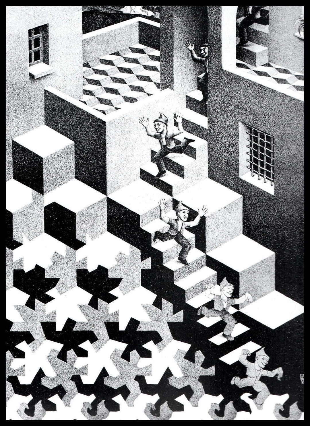 Escher Escher Art cycle Circa Etsy Denmark