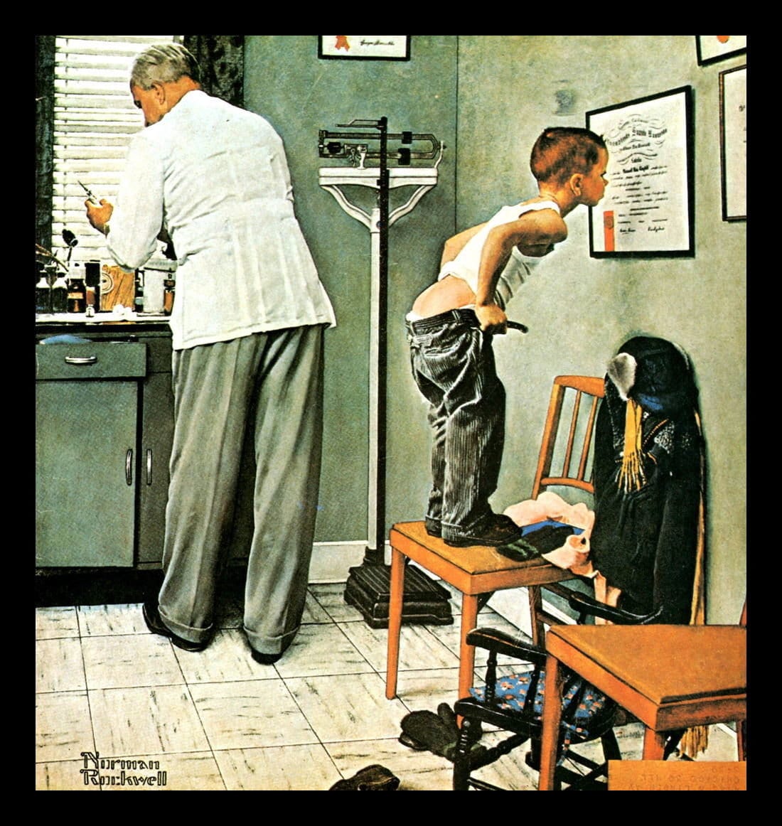 Norman Rockwell Painting, 