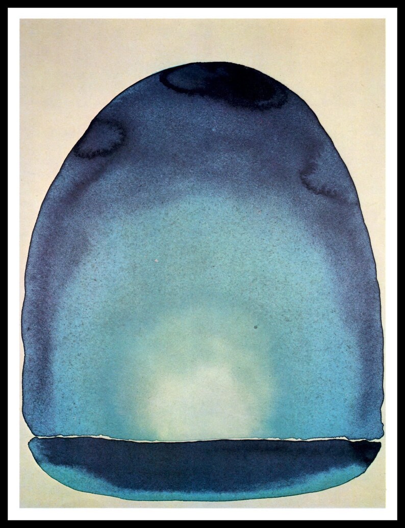 1917 O'keeffe Print Light Coming on the Plains Etsy