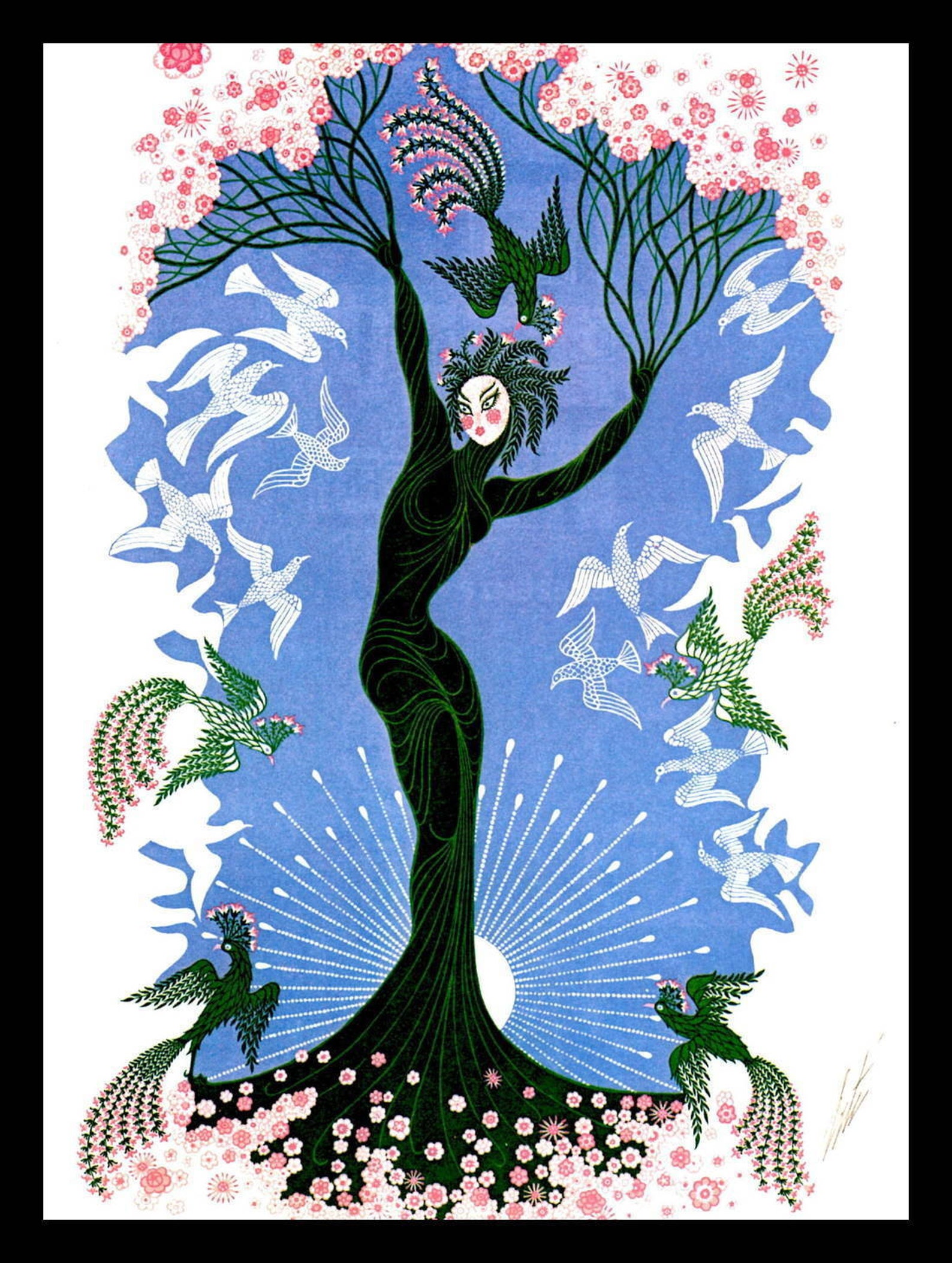Erte Print, the Seasons 