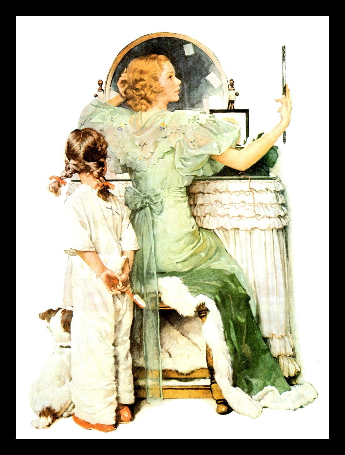 Norman Rockwell Print, 
