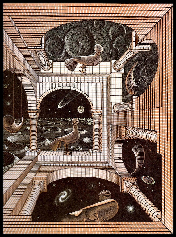 Mc escher artwork deals